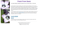 Desktop Screenshot of freshfromseed.com