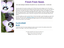 Tablet Screenshot of freshfromseed.com